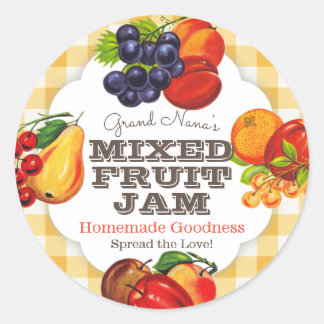 Classic Fruit Jam Label Vintage