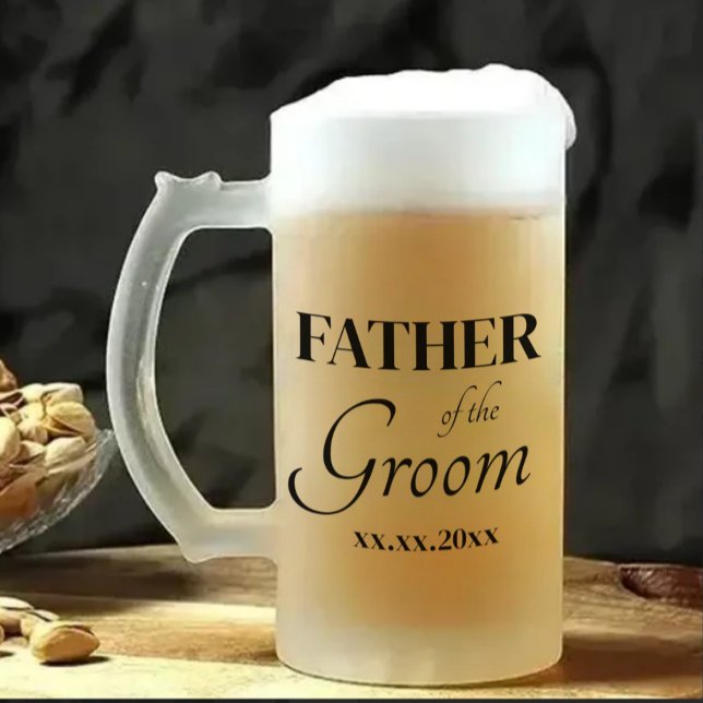 Classic Fully Customizable Wedding Beer Mug (Creator Uploaded)
