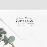 Classic Future Mr Mrs Wedding Return Address Rubber Stamp<br><div class="desc">Custom-designed wedding return address stamp featuring classic,  elegant,  and formal English style wedding stamp design. Personalize this stamp with bride and groom/couple/future Mr. and Mrs.'s last name and address for a touch of style to wedding/housewarming announcements,  invitations,  cards,  and more!</div>