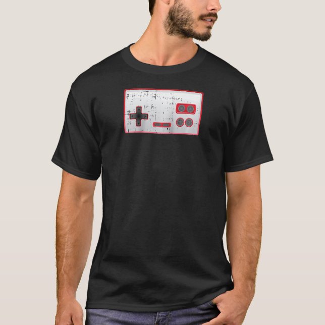 Classic Game Controller Console Gaming Retro Gamer T-Shirt (Front)
