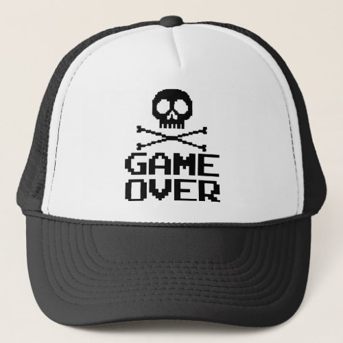 Classic Gamer _ Game Over Trucker Hat