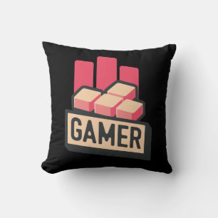 Classic Gamer Throw Pillow