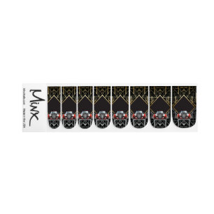 Classic Gatsby Deco Red Limo Wedding Minx Minx Nail Wraps