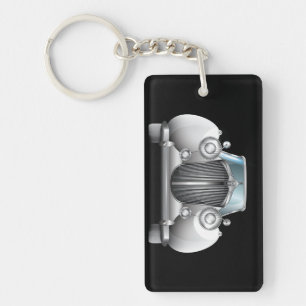 Classic Gatsby Deco Wedding Keychain