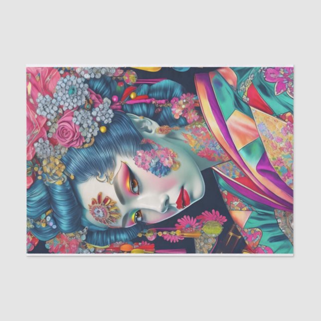 Classic Geisha Tissue Paper (Front)