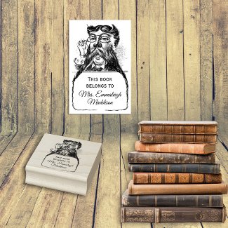 Classic Gent Librarian Vintage Moustache Male