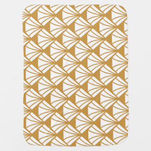 Classic Geometric: Art Deco Elegance. Baby Blanket