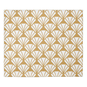 Classic Geometric: Art Deco Elegance. Duvet Cover