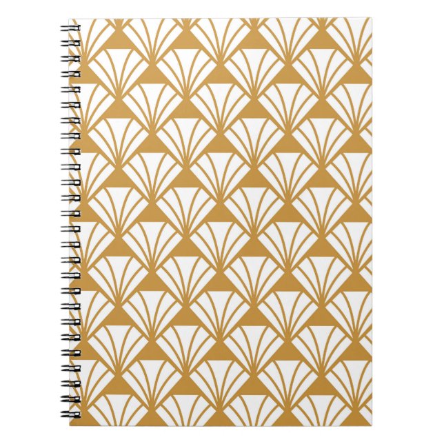 Classic Geometric: Art Deco Elegance. Notebook (Front)