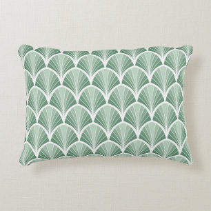 Classic Geometric: Art Deco Seamless Style Accent Pillow