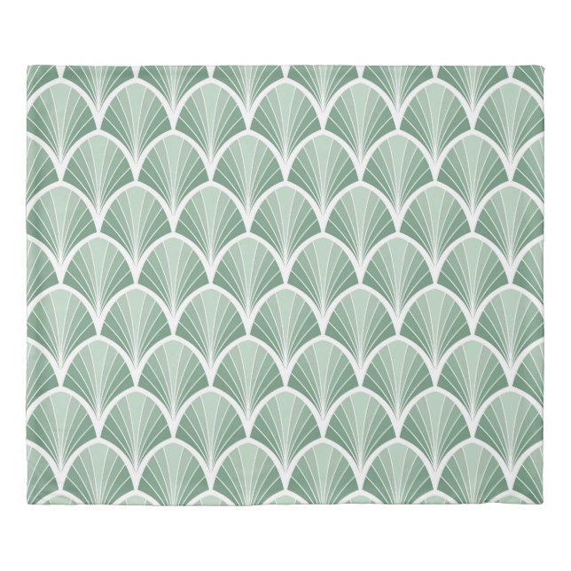 Classic Geometric: Art Deco Seamless Style Duvet Cover (Front)