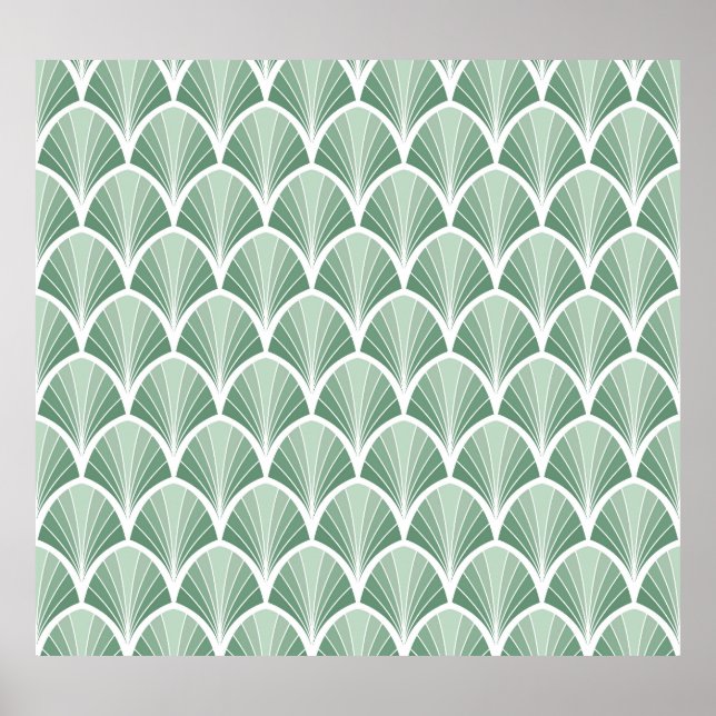 Classic Geometric: Art Deco Seamless Style Poster (Front)