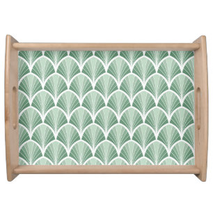Classic Geometric: Art Deco Seamless Style Serving Tray