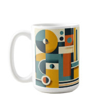Classic Geometric design Mug, 11 oz