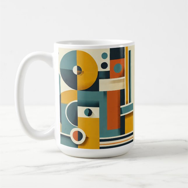 Classic Geometric design  Mug, 11 oz Coffee Mug (Left)