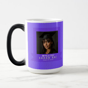 Classic Geometric Print Graduation Party Color Morph Mug