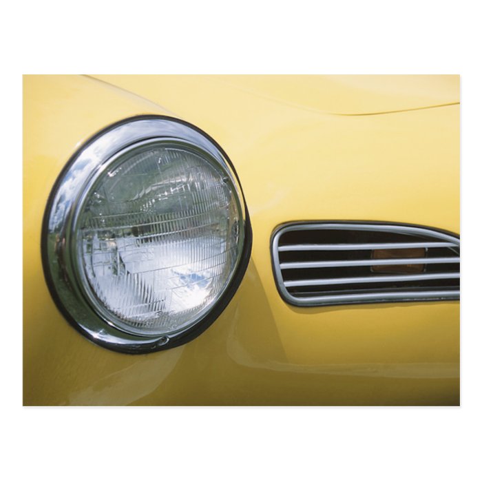 Classic German Sports Car Grill Photograph Post Cards