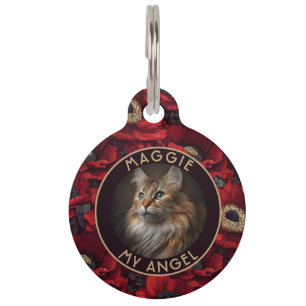 Classic Gift For Pet Owner Anemones ID Tag