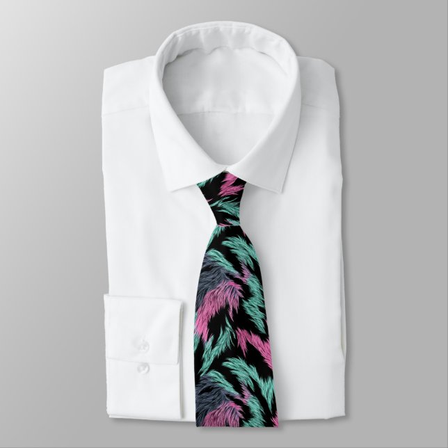 Classic Gifts For Men Tiger Skin Neck Tie (Tied)