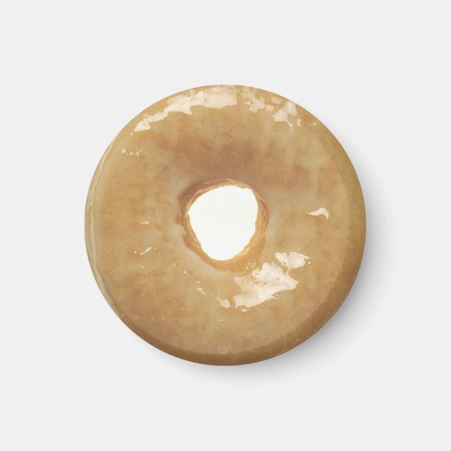 Classic Glazed Donut Novelty Magnet (Front)