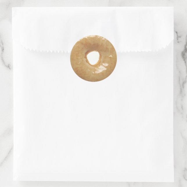 Classic Glazed Donut Novelty Stickers (Bag)