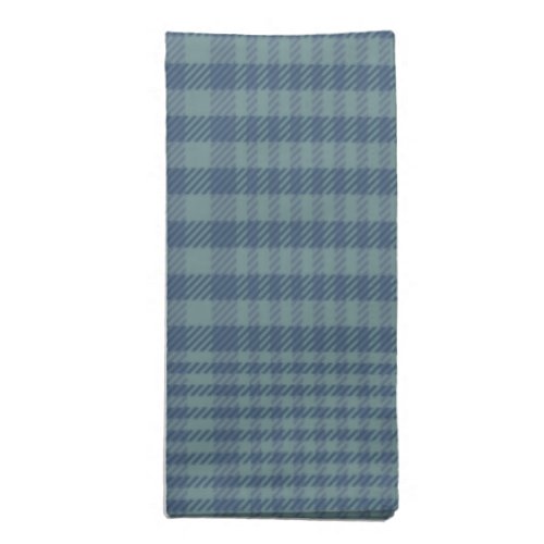 Classic Glen Plaid Pattern Unisex Gray Blue  Cloth Napkin