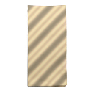 Classic Gold Diagonal Stripe Cloth Napkin