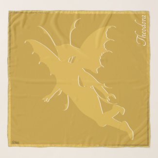 Classic Gold Enchanting Fairy Scarf