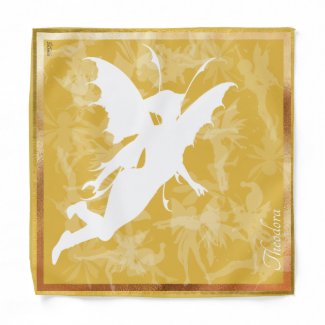 Classic Gold Enchanting White Fairy Bandana