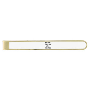Classic Gold Plated Tie Bar Custom Gifts for Him