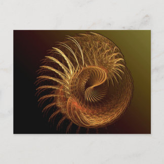 Classic gold postcard