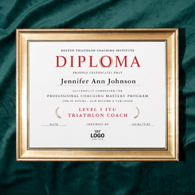 Classic Gold Wreath Certificate Graduation Diploma (Creator Uploaded)