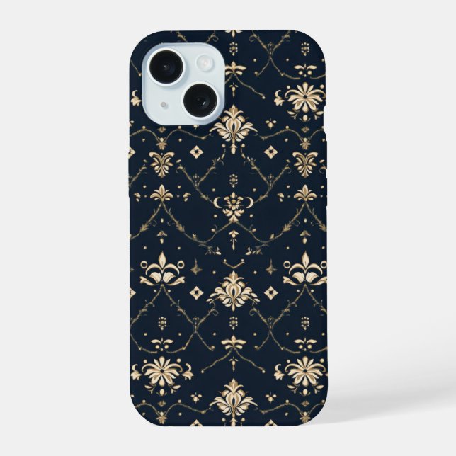 Classic Golden Pattern Iphone Case (Back)