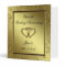 Classic Golden Wedding Anniversary 1" Binder