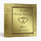 Classic Golden Wedding Anniversary 1" Binder