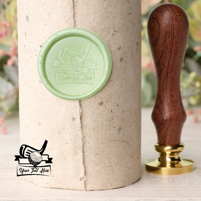 Classic Golf Club Golfer Gift Pro Shop Golf Lover Wax Seal Stamp (Classic Golf Club Golfer Gift Pro Shop Golf Lover Wax Seal Stamp)