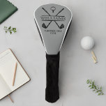 Classic Golf Club Player Name Golf Head Cover<br><div class="desc">Create your own golf head cover! Personalize this design with your own text. You can further customize this design by selecting the "customize further" link if desired. -p</div>
