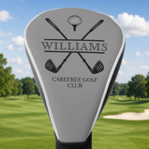 Classic Golf Club Player Name Golf Head Cover