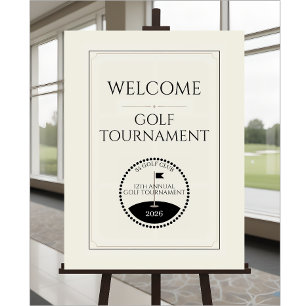 Classic Golf Club Tournament Name Welcome Sign