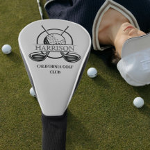 Classic Golf Club with Player Name Golf Head Cover