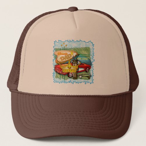 Classic Golf Dad   Trucker Hat