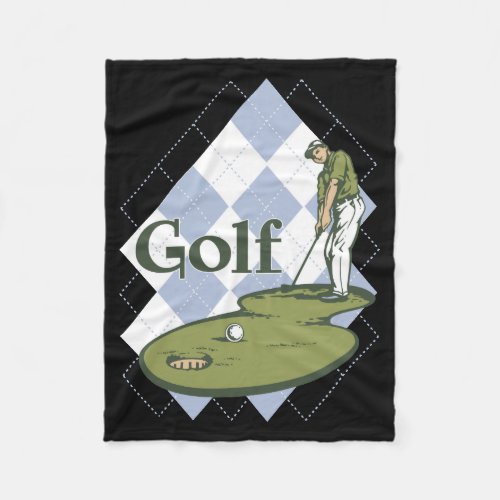 Classic Golf Fleece Blanket