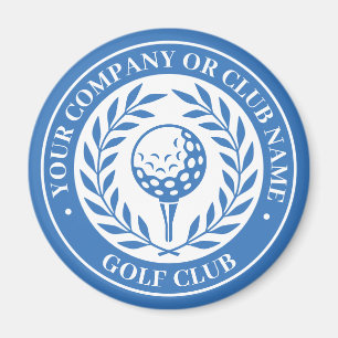 Classic Golf Magnet Custom Name Blue Gift