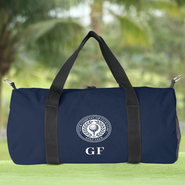 Classic Golf Monogram Duffle Bag Custom Name Navy (Creator Uploaded)