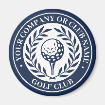 Classic Golf Personalized Name Dark Blue