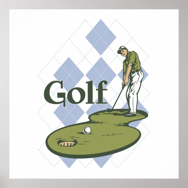Classic Golf Poster (Front)
