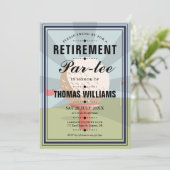 Classic Golf Retirement Partee Party Invitation | Zazzle