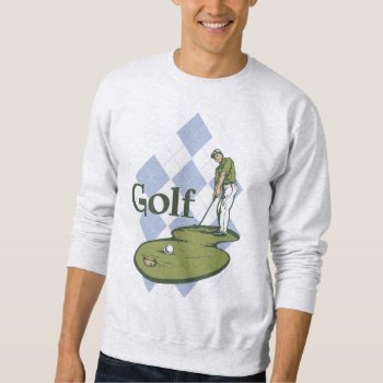 Classic Golf Sweatshirt by MegaSportsFan at Zazzle