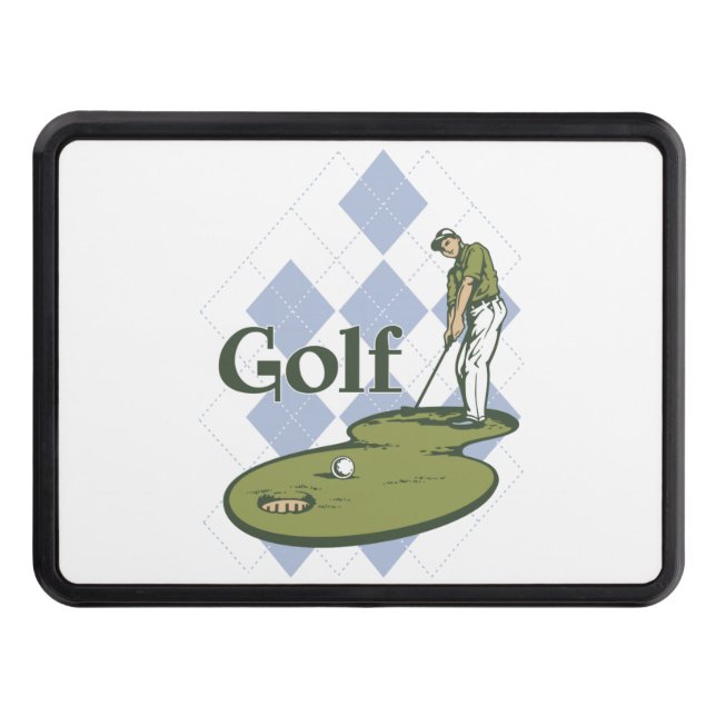 Classic Golf Tow Hitch Cover (Front)