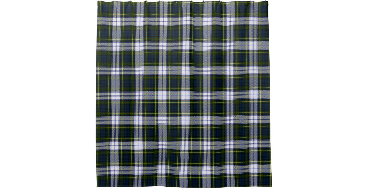 Classic Gordon Dress Tartan Plaid Shower Curtain | Zazzle